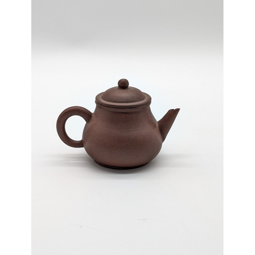 100cc Yixing Zisha Gongfu Shui Ping‎ Brown Clay Teapot 2" Tall Handmade Single